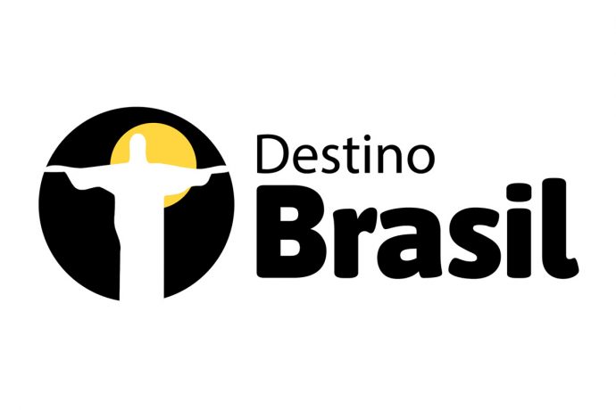 Logotipo oficial de Destino Brasil, agencia especializada en viajes exclusivos a Brasil desde España.