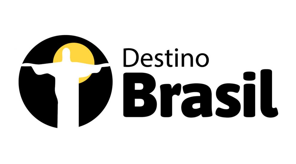 Logotipo oficial de Destino Brasil, agencia especializada en viajes exclusivos a Brasil desde España.
